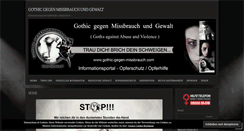 Desktop Screenshot of gothic-gegen-missbrauch.com