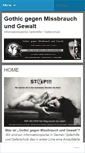 Mobile Screenshot of gothic-gegen-missbrauch.com